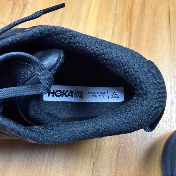 Hoka One One Bondi SR Nurse Work Shoes Slip Resistant Black Womens 7.5D - Picture 10 of 14
